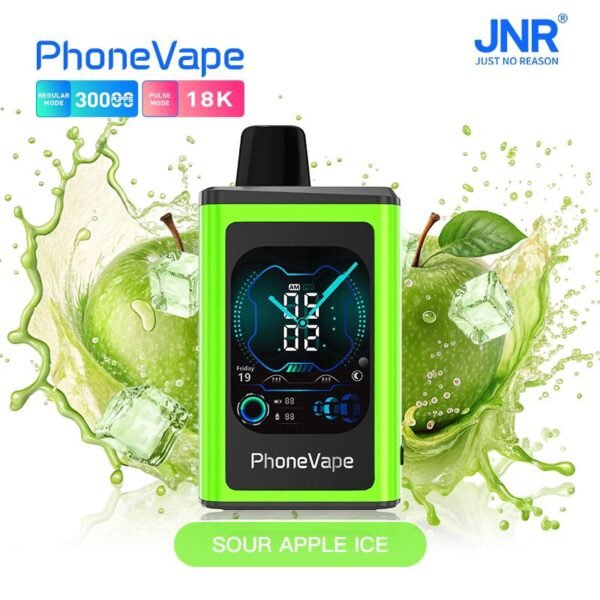 JNR Phone Vape 30K Puffs, 2%Nicotine, Disposable Vape.