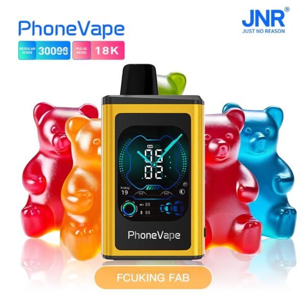 JNR Phone Vape 30K Puffs, 2%Nicotine, Disposable Vape.
