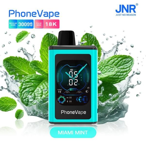 JNR Phone Vape 30K Puffs, 2%Nicotine, Disposable Vape.