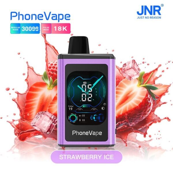 JNR Phone Vape 30K Puffs, 2%Nicotine, Disposable Vape.