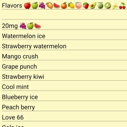Silvaper E-Liquid Juice, 20Mg/50Mg Nicotine, 30ML Bottle Size, Available Flavors.