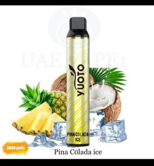 YOUTO Luscious 3000 Puffs, 5%Nicotine, Disposable Vape.