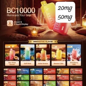 ELFBAR BC 10K Puffs,, 2%/5%Nicotine,, Disposable Vape.